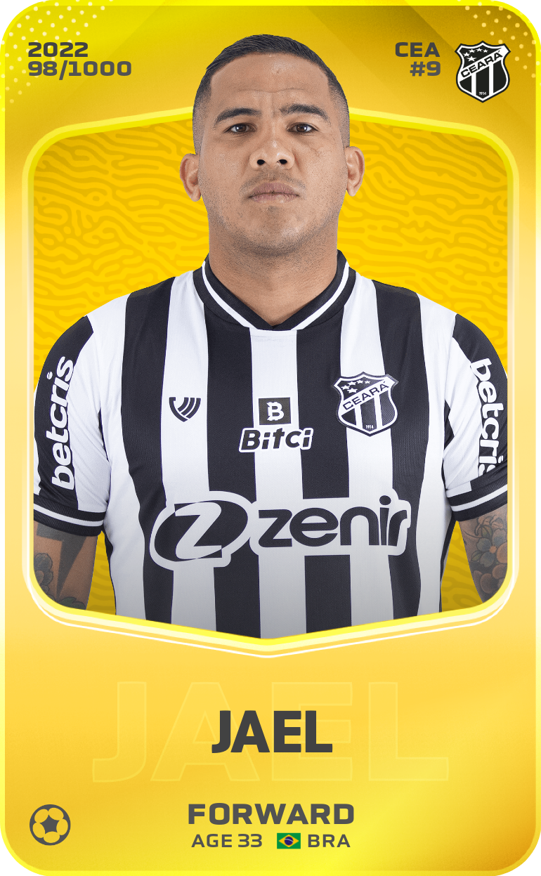 Sorare - Sorare Official - Jael 2022-23 • Limited 98/1000 - NFT # 4938466140992052126429539189381997156209850020493029913054458868145895378872