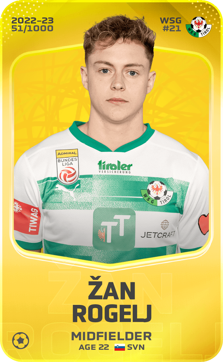 Žan Rogelj 2022-23 • Limited 51/1000