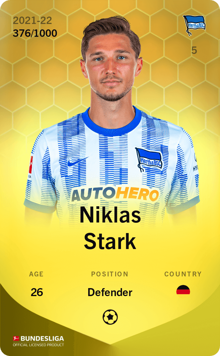 Niklas Stark 2021-22 • Limited 376/1000
