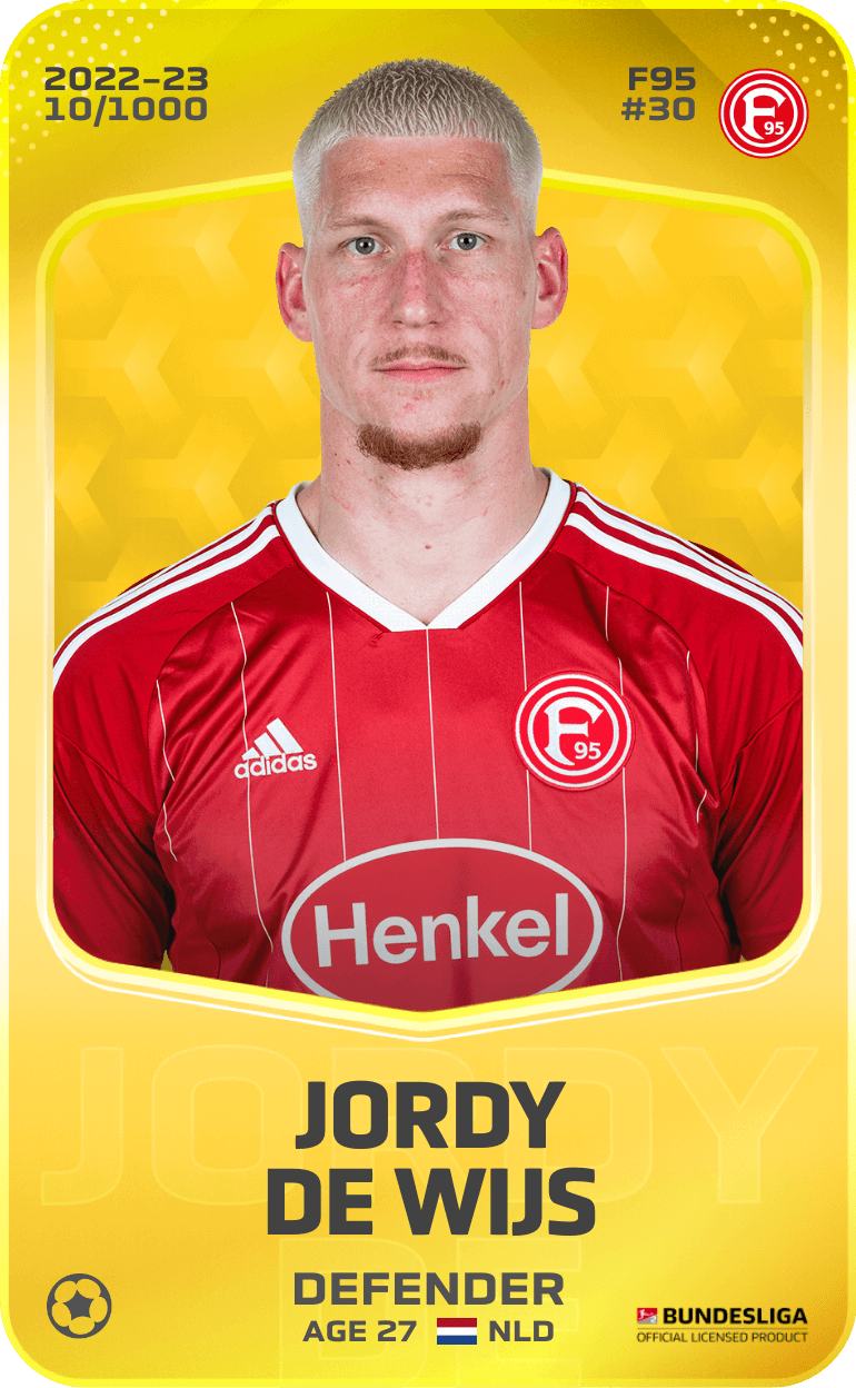 Jordy de Wijs 2022-23 • Limited 10/1000