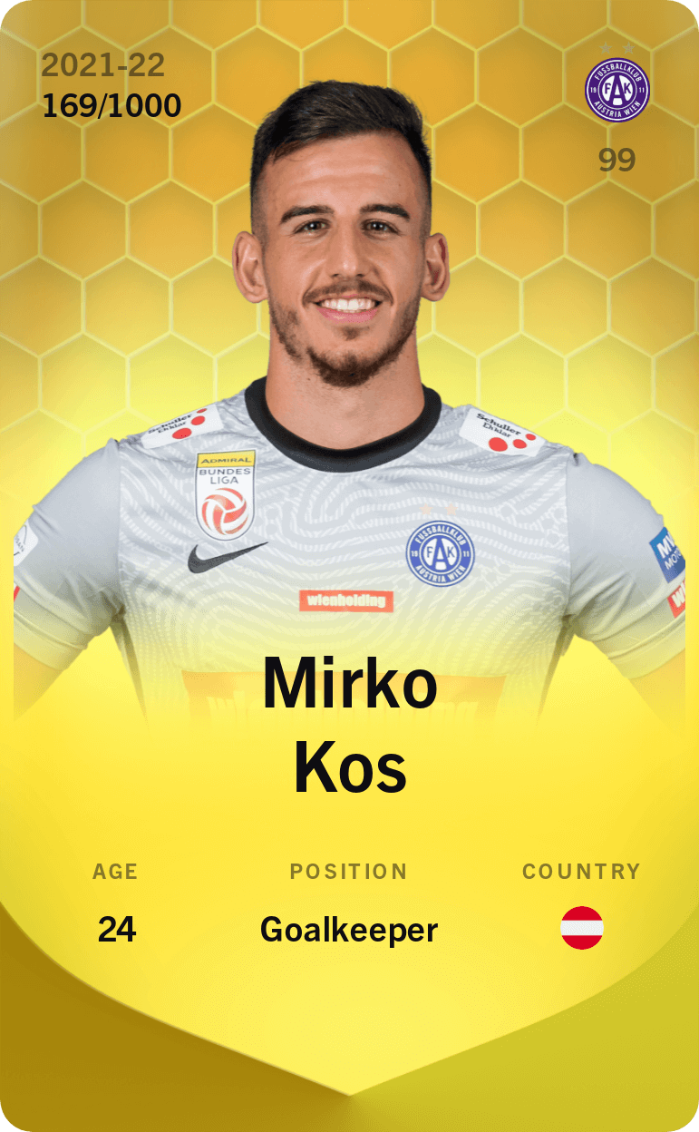 Mirko Kos 2021-22 • Limited 169/1000
