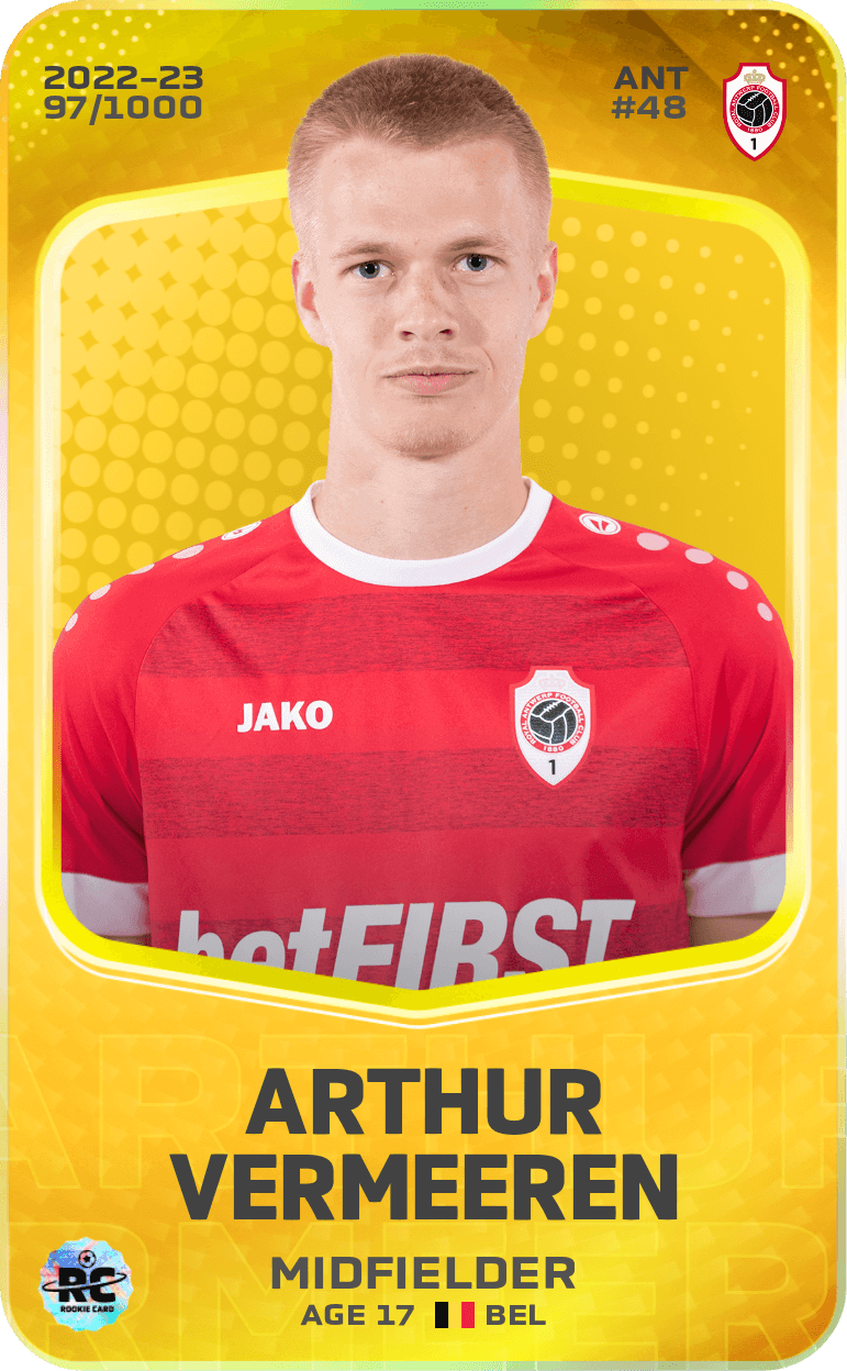 Arthur Vermeeren 2022-23 • Limited 97/1000