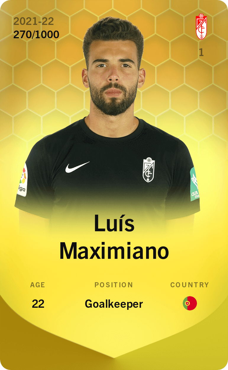 Luís Maximiano 2021-22 • Limited 270/1000