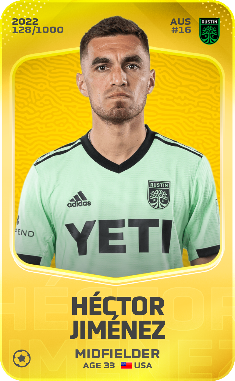 Sorare - Sorare Official - Héctor Jiménez 2022-23 • Limited 128/1000 - NFT # 112936056960141096045329253986165179848197891450082608129956115715793342930153