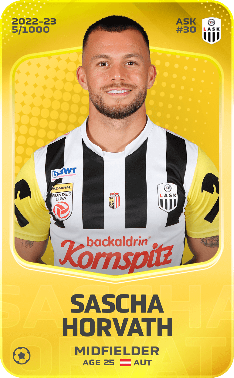 Sascha Horvath 2022-23 • Limited 5/1000