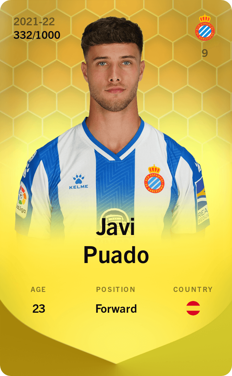 Javi Puado 2021-22 • Limited 332/1000