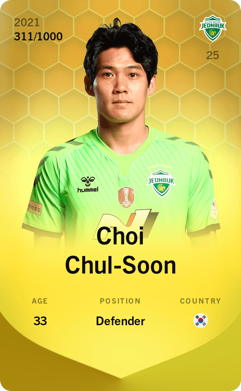 Choi Chul-Soon 2021-22 • Limited 311/1000