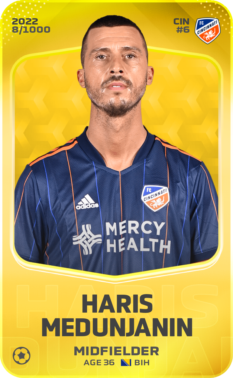 Sorare - Sorare Official - Haris Medunjanin 2022-23 • Limited 8/1000 - NFT # 8709470196086266434064775894737221256845761277110775106362774550527908336165