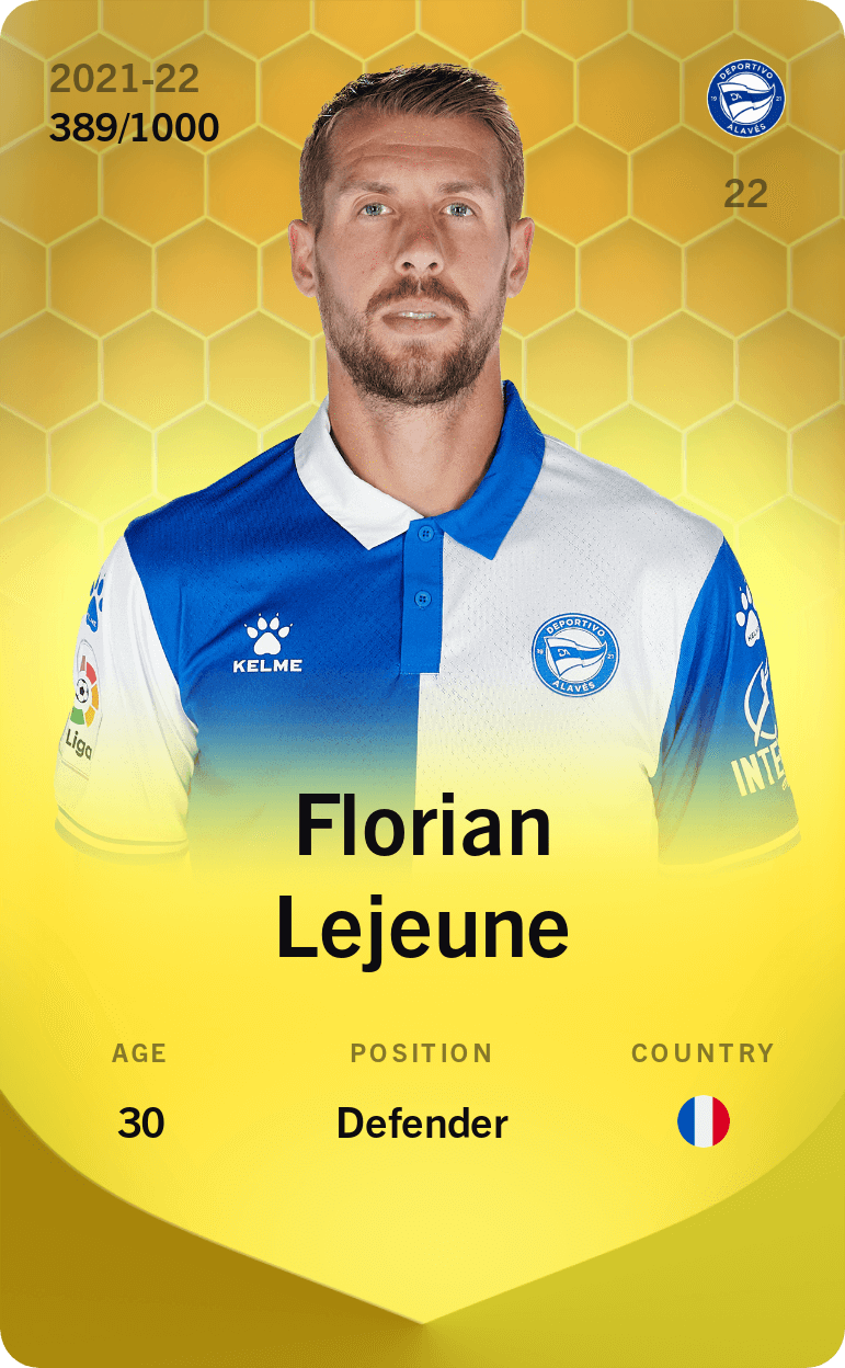 Florian Lejeune 2021-22 • Limited 389/1000