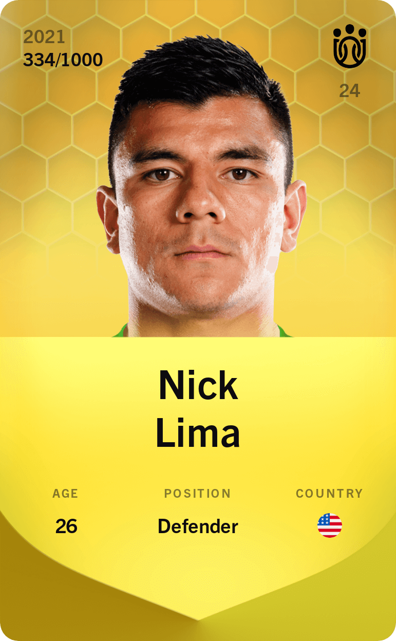 Nick Lima 2021-22 • Limited 334/1000