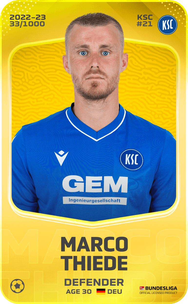 Marco Thiede 2022-23 • Limited 33/1000