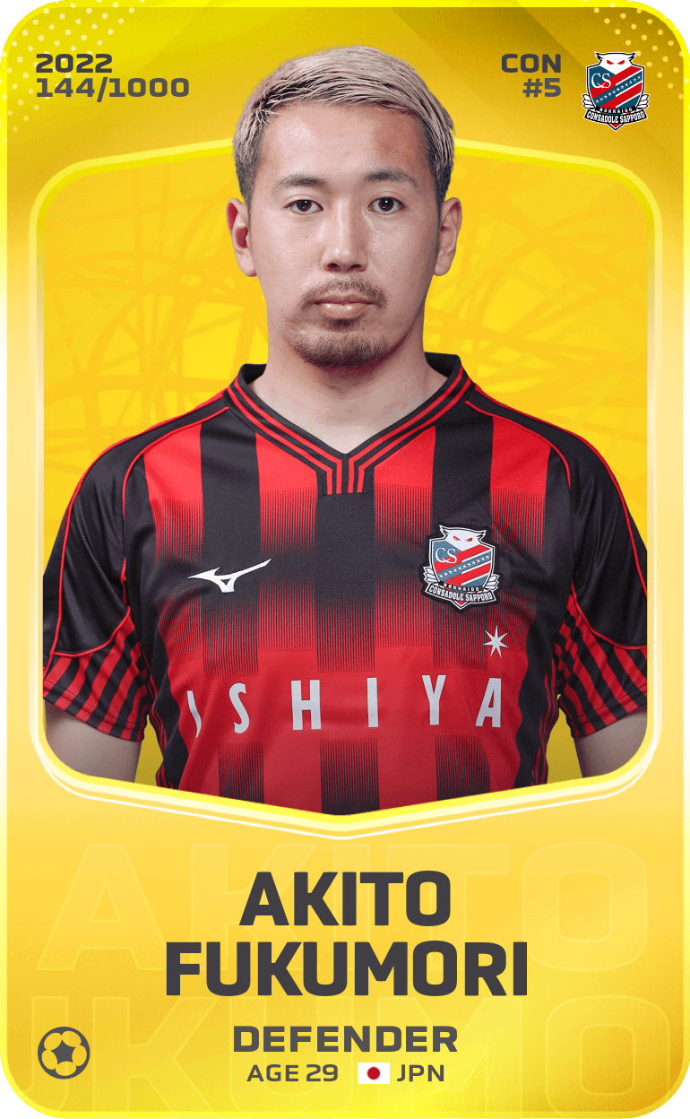 Akito Fukumori 2022-23 • Limited 144/1000