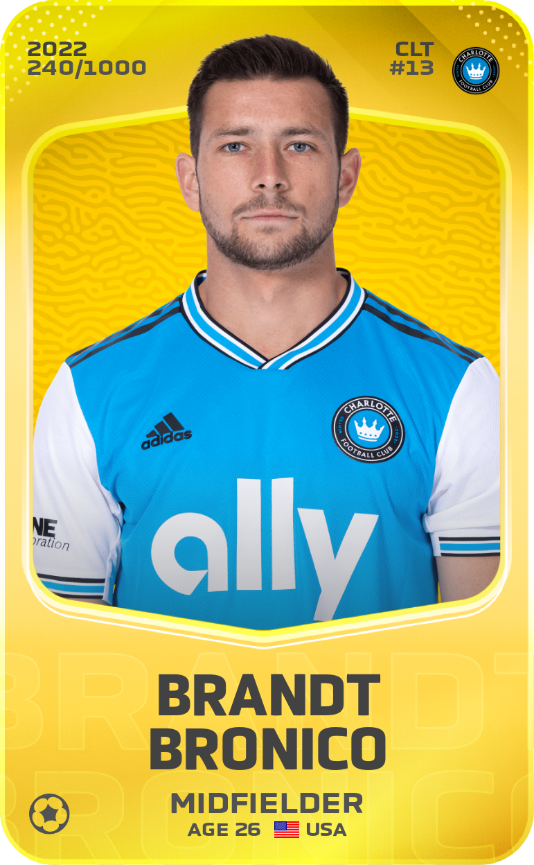 Sorare - Sorare Official - Brandt Bronico 2022-23 • Limited 240/1000 - NFT # 12225720802485563377792120935088646653115490474617005194734673443707790261893