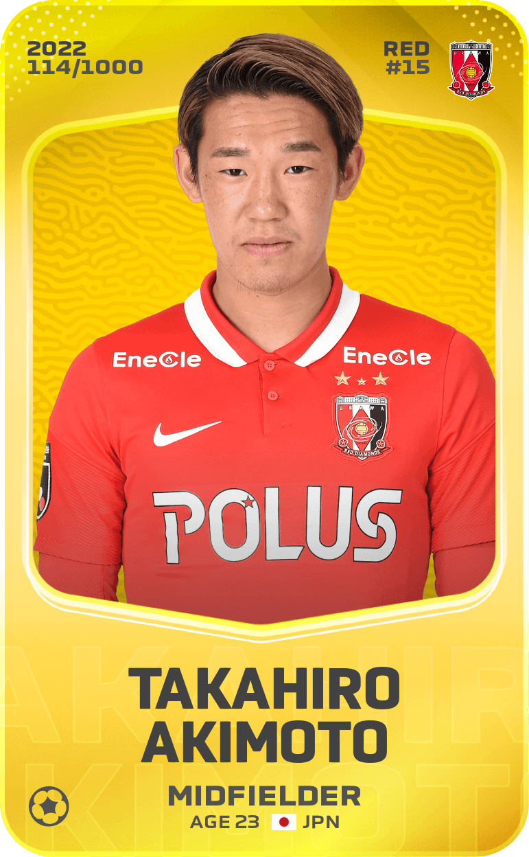 Takahiro Akimoto 2022-23 • Limited 114/1000