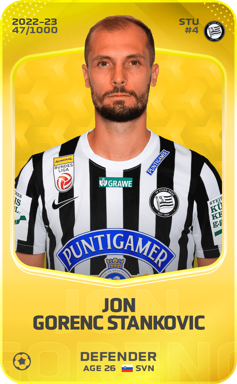 Jon Gorenc Stankovic 2022-23 • Limited 47/1000