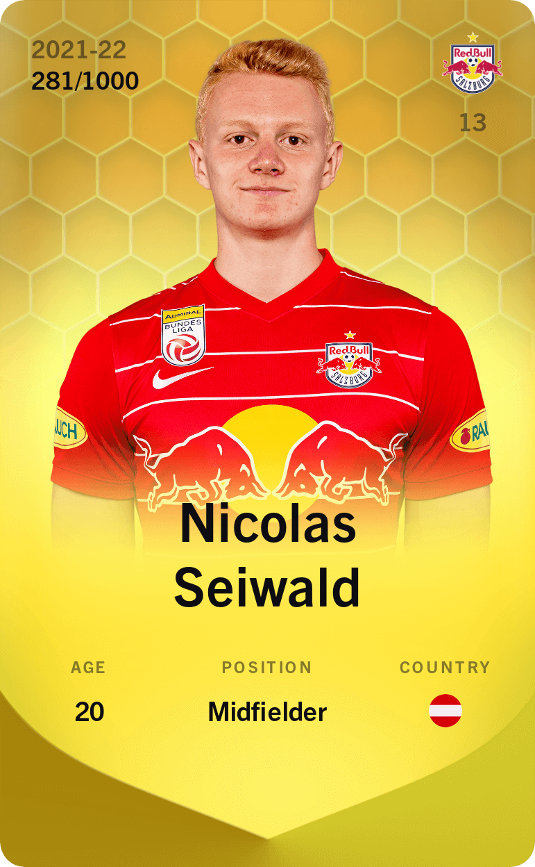 Nicolas Seiwald 2021-22 • Limited 281/1000
