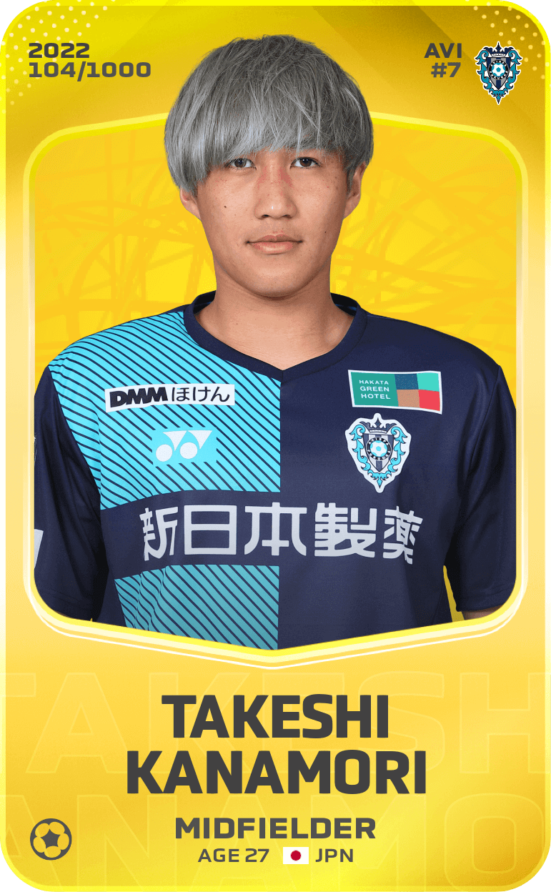 Takeshi Kanamori 2022-23 • Limited 104/1000