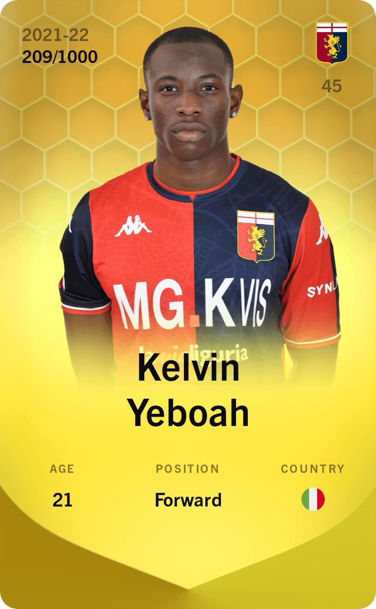 Kelvin Yeboah 2021-22 • Limited 209/1000