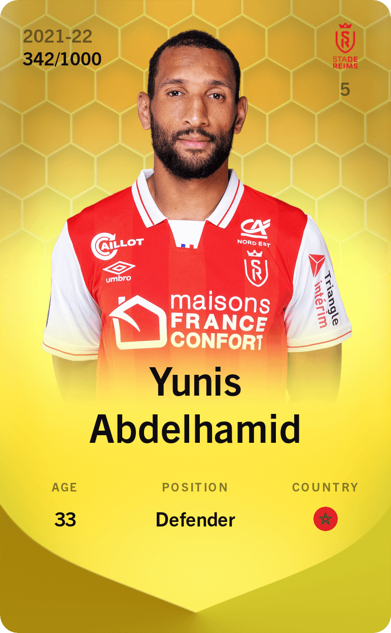 Yunis Abdelhamid 2021-22 • Limited 342/1000
