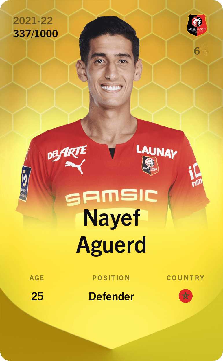 Nayef Aguerd 2021-22 • Limited 337/1000