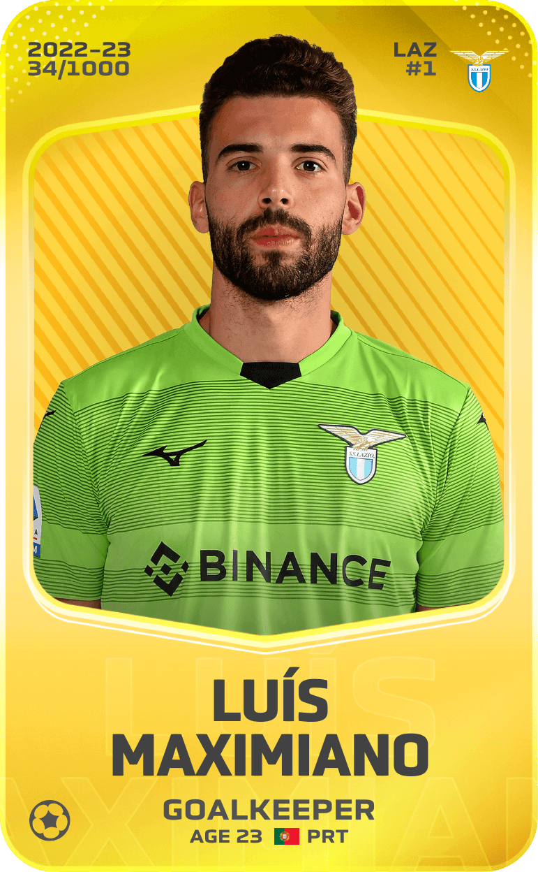Luís Maximiano 2022-23 • Limited 34/1000