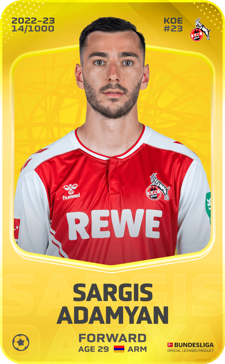 Sargis Adamyan 2022-23 • Limited 14/1000