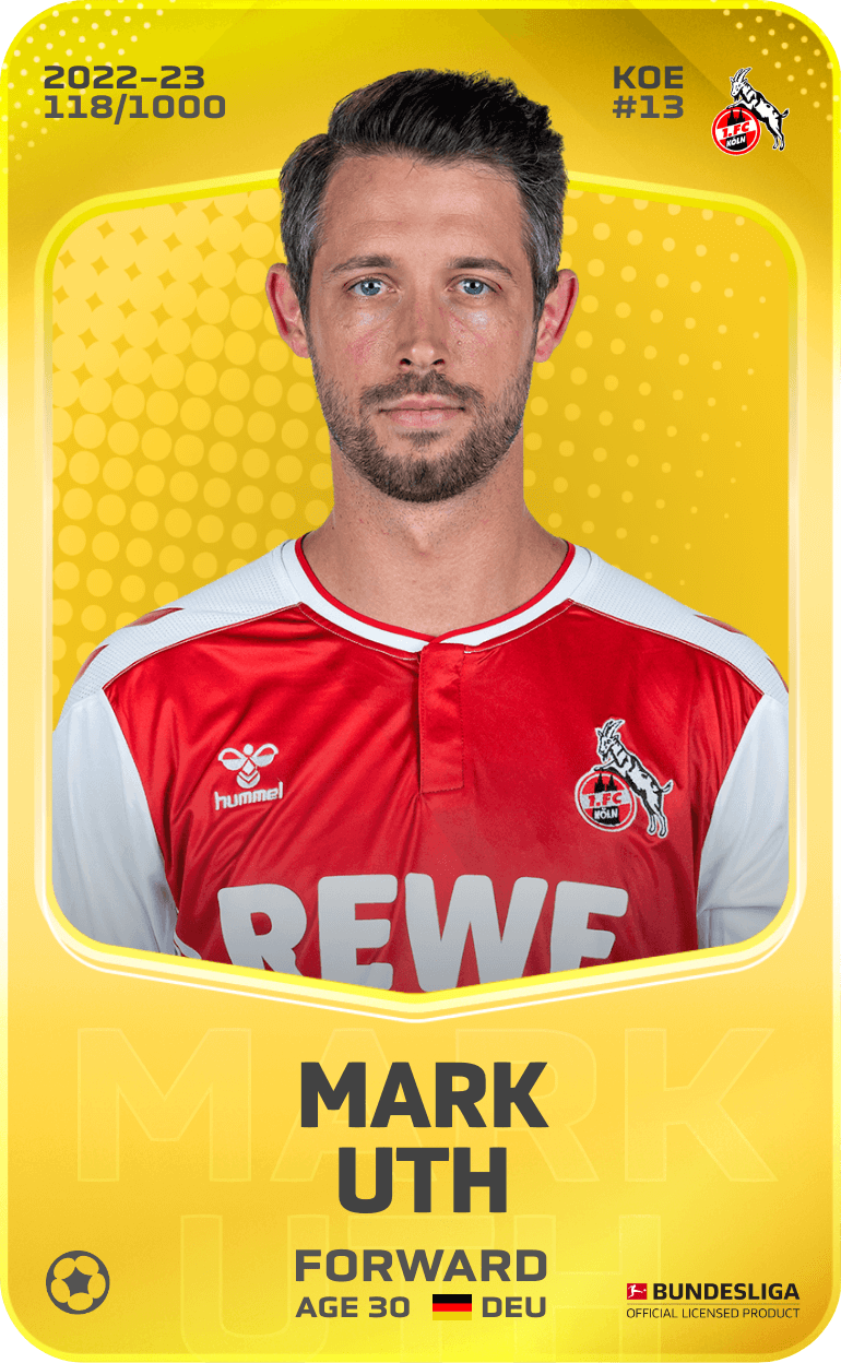 Mark Uth 2022-23 • Limited 118/1000