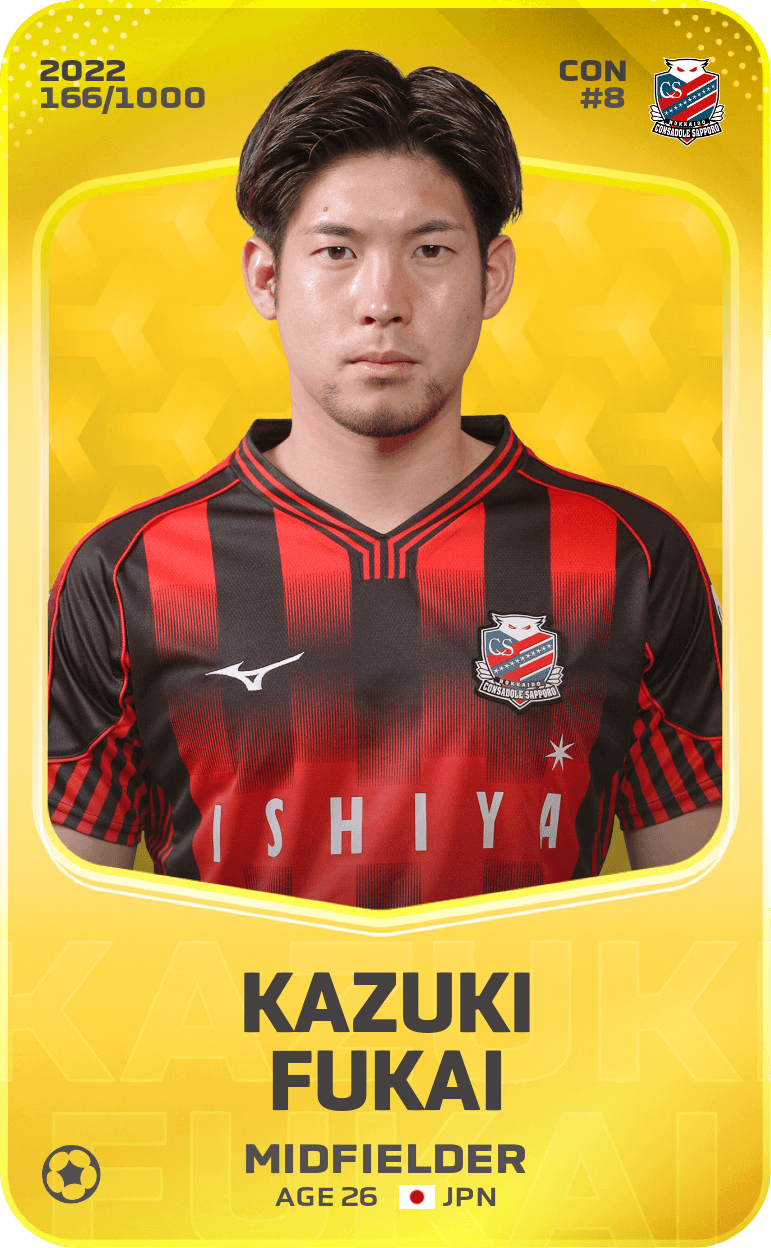 Kazuki Fukai 2022-23 • Limited 166/1000