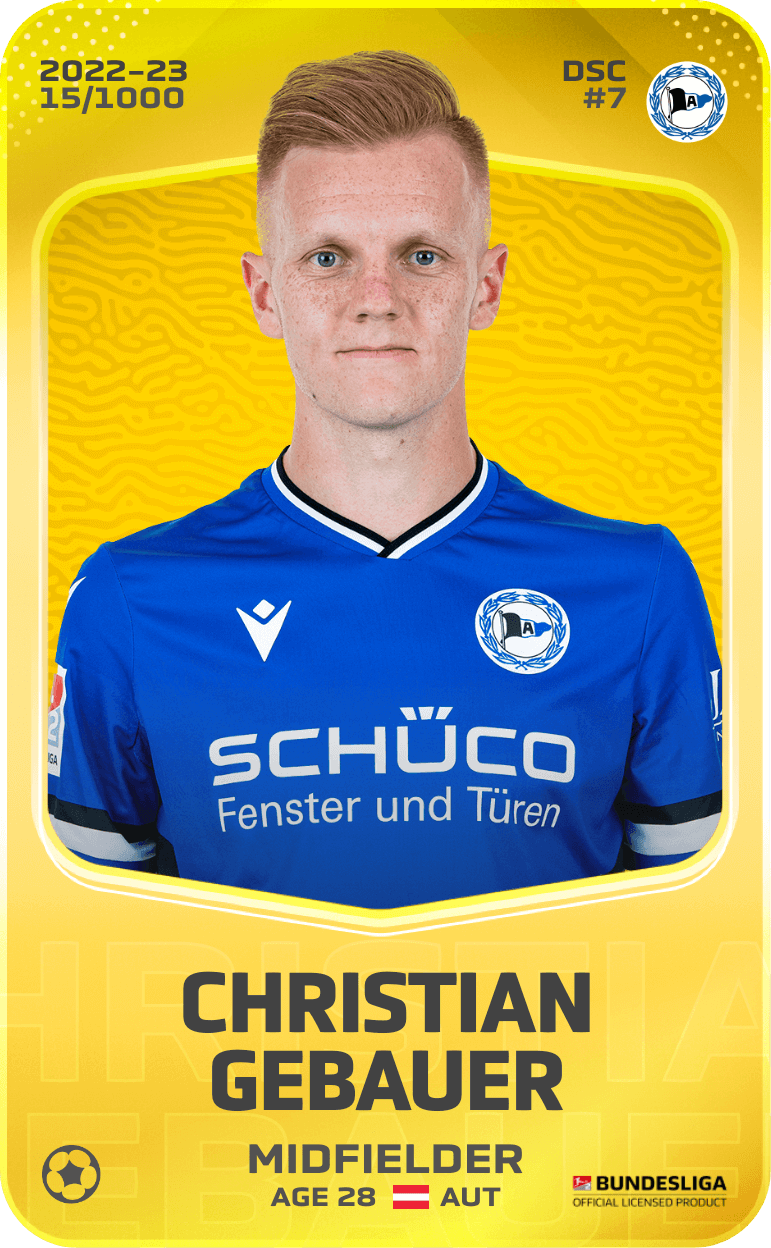 Christian Gebauer 2022-23 • Limited 15/1000