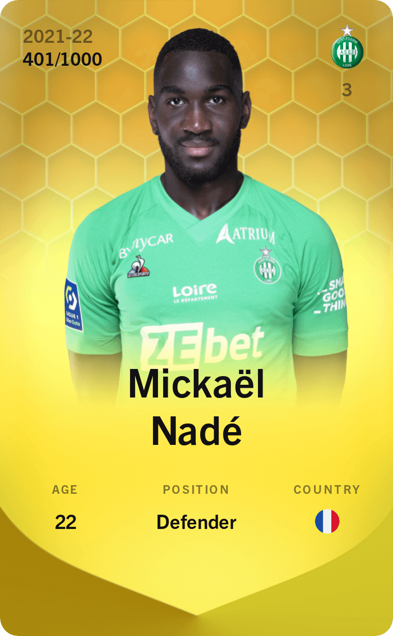Mickaël Nadé 2021-22 • Limited 401/1000