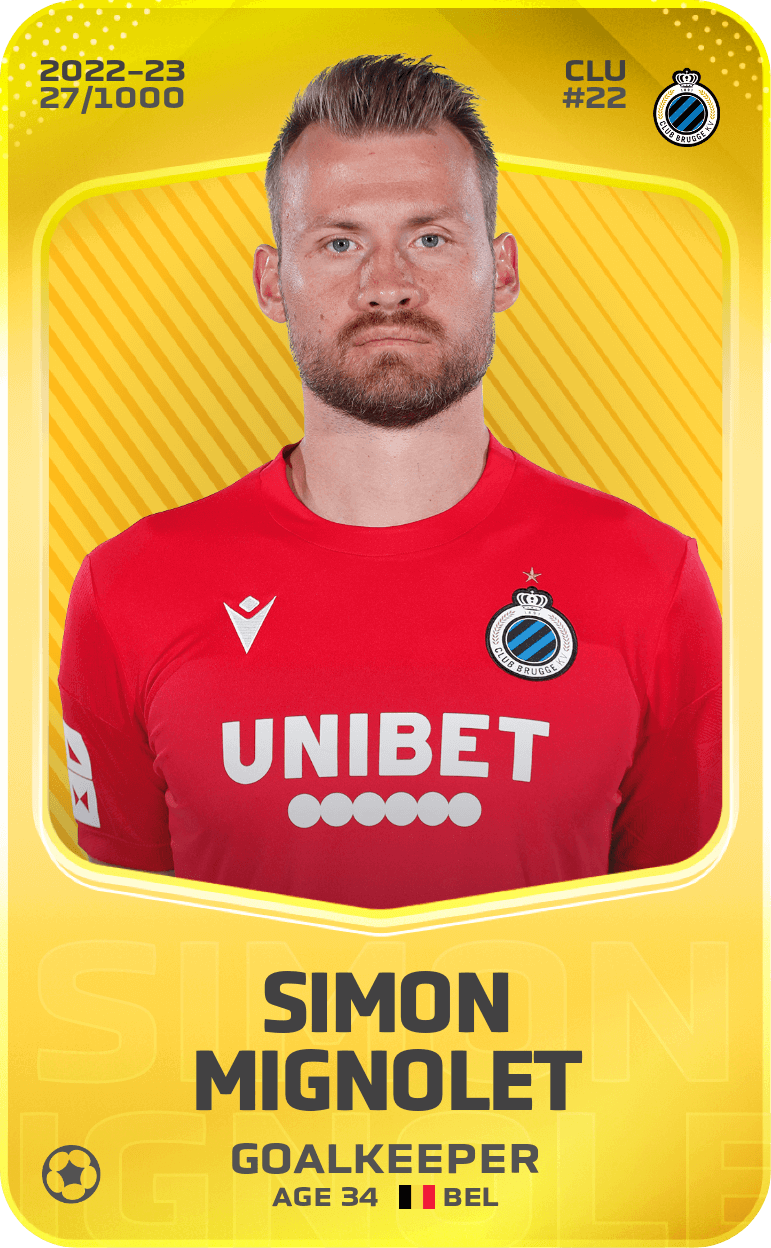 Simon Mignolet 2022-23 • Limited 27/1000