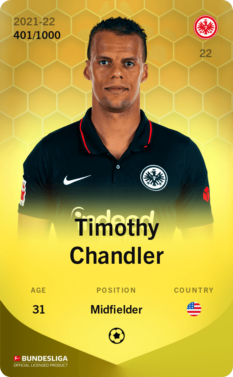 Timothy Chandler 2021-22 • Limited 401/1000