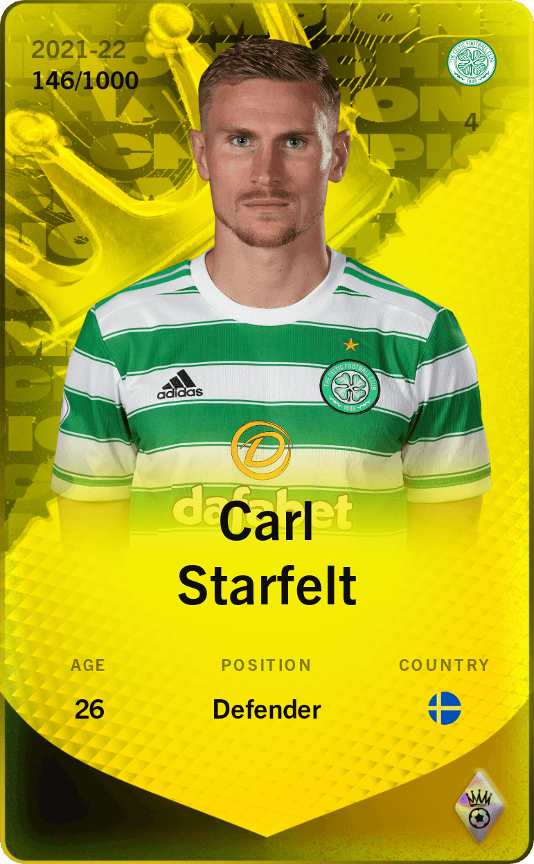 Carl Starfelt 2021-22 • Limited 146/1000