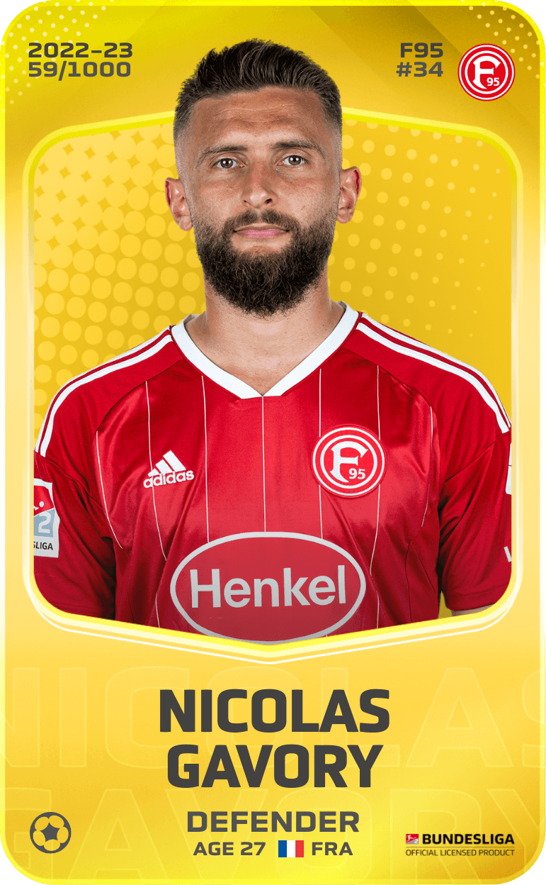 Nicolas Gavory 2022-23 • Limited 59/1000