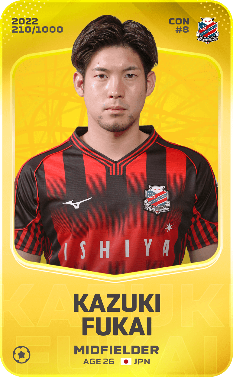 Kazuki Fukai 2022-23 • Limited 210/1000