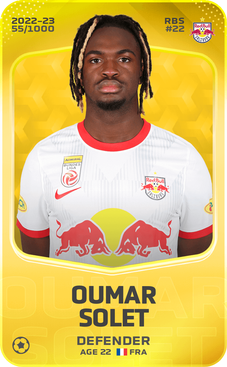 Oumar Solet 2022-23 • Limited 55/1000