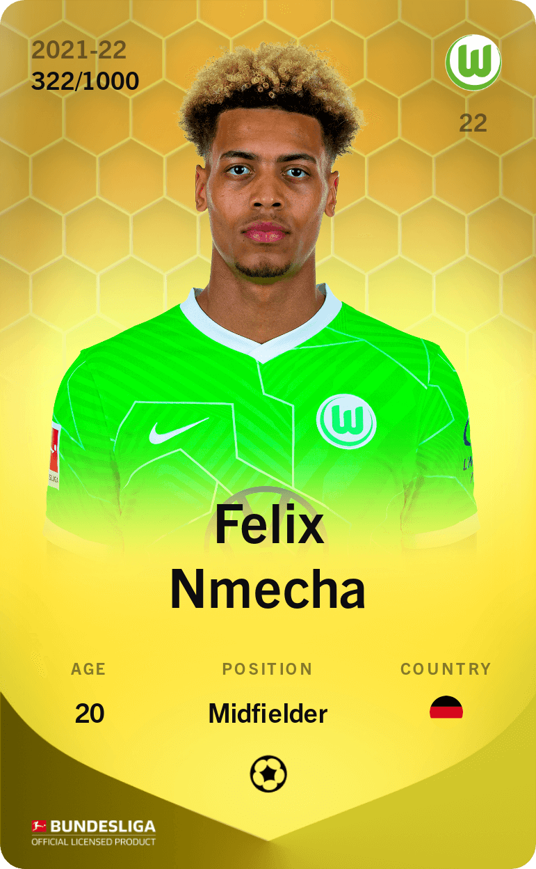 Felix Nmecha 2021-22 • Limited 322/1000