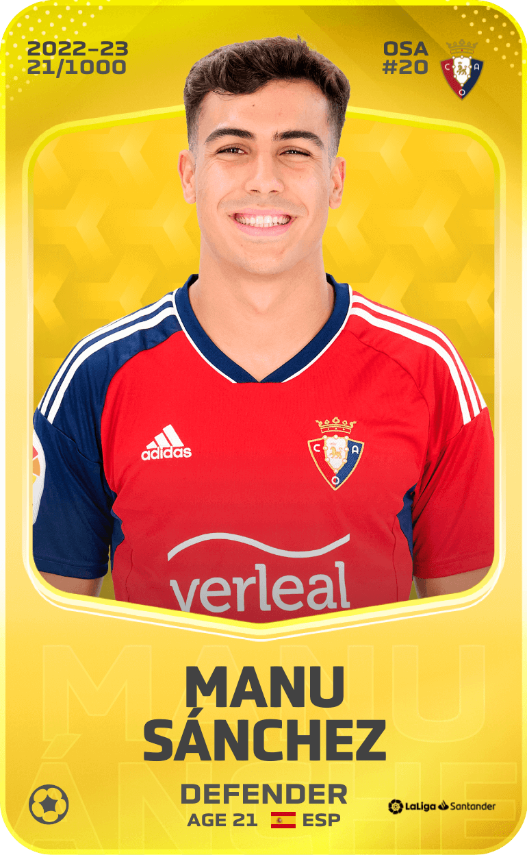 Manu Sánchez 2022-23 • Limited 21/1000