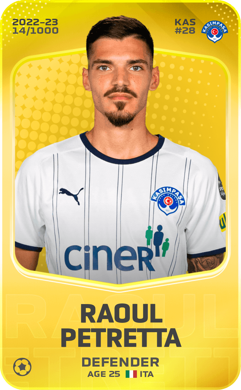 Raoul Petretta 2022-23 • Limited 14/1000