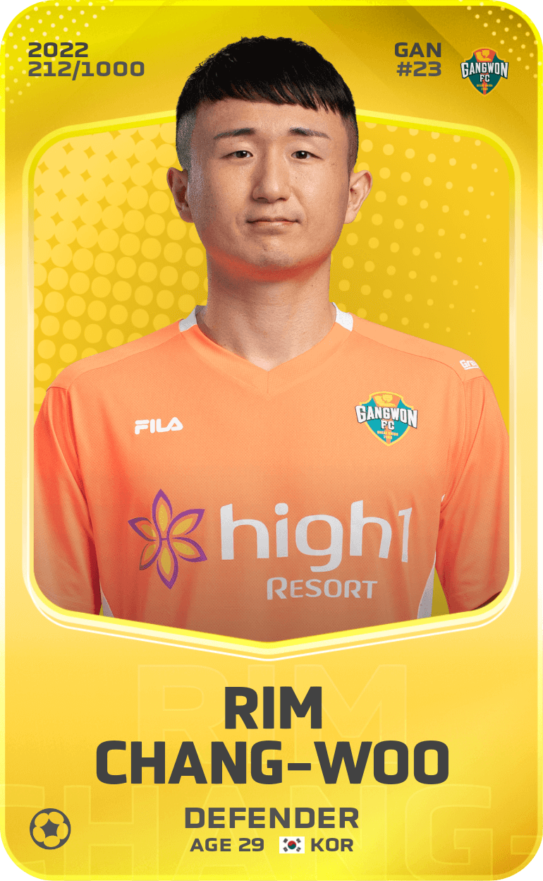 Rim Chang-Woo 2022-23 • Limited 212/1000