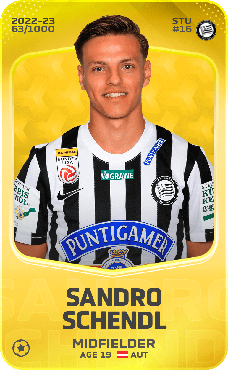 Sandro Schendl 2022-23 • Limited 63/1000