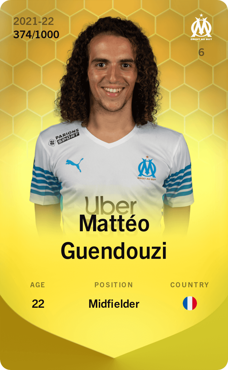 Mattéo Guendouzi 2021-22 • Limited 374/1000