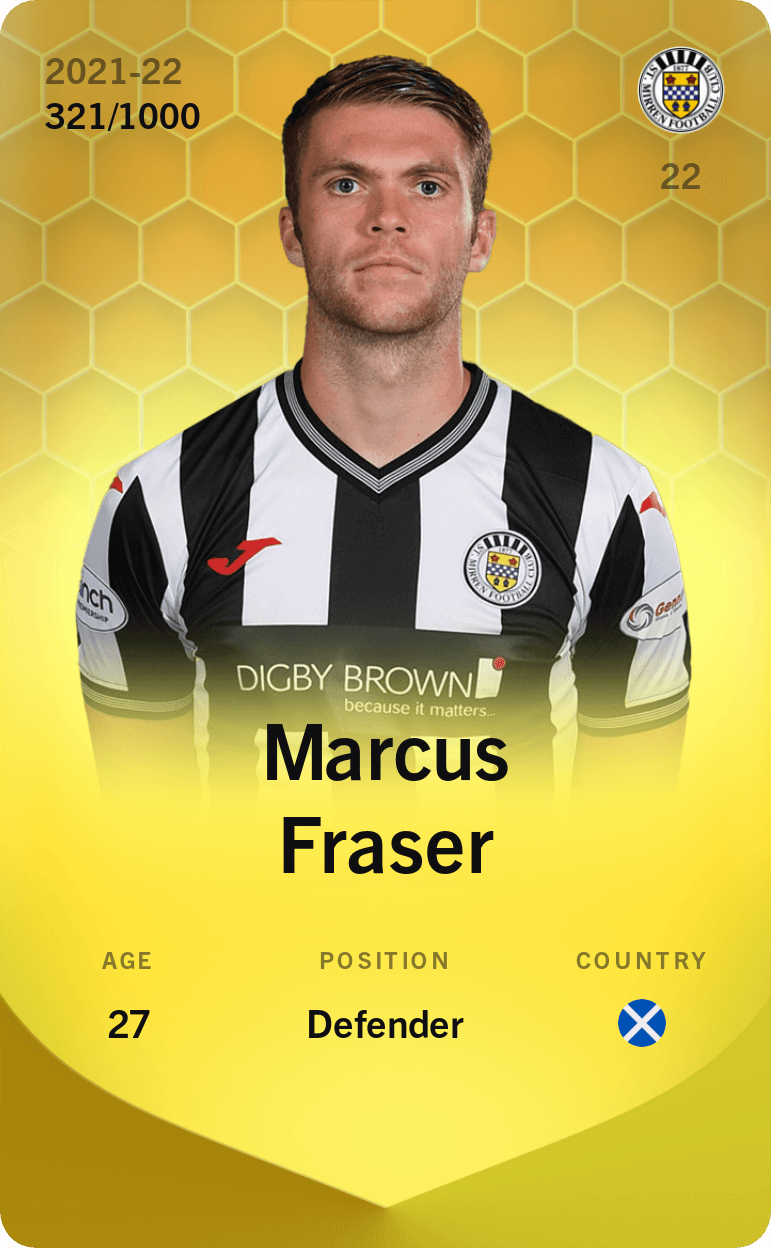 Marcus Fraser 2021-22 • Limited 321/1000