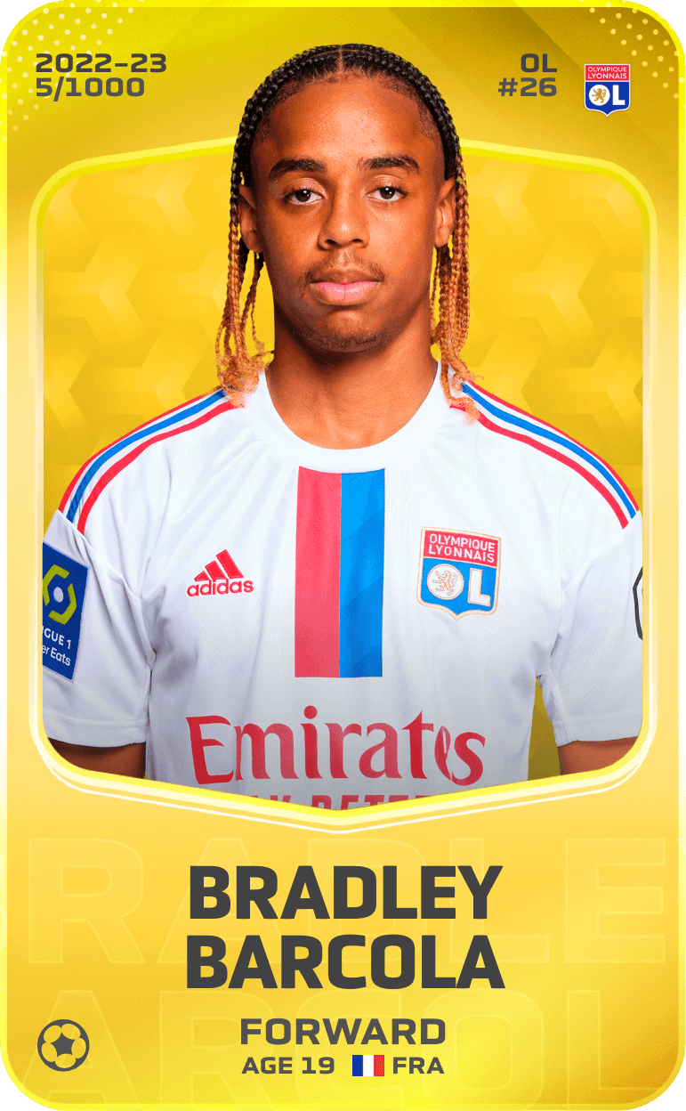 Bradley Barcola 2022-23 • Limited 5/1000