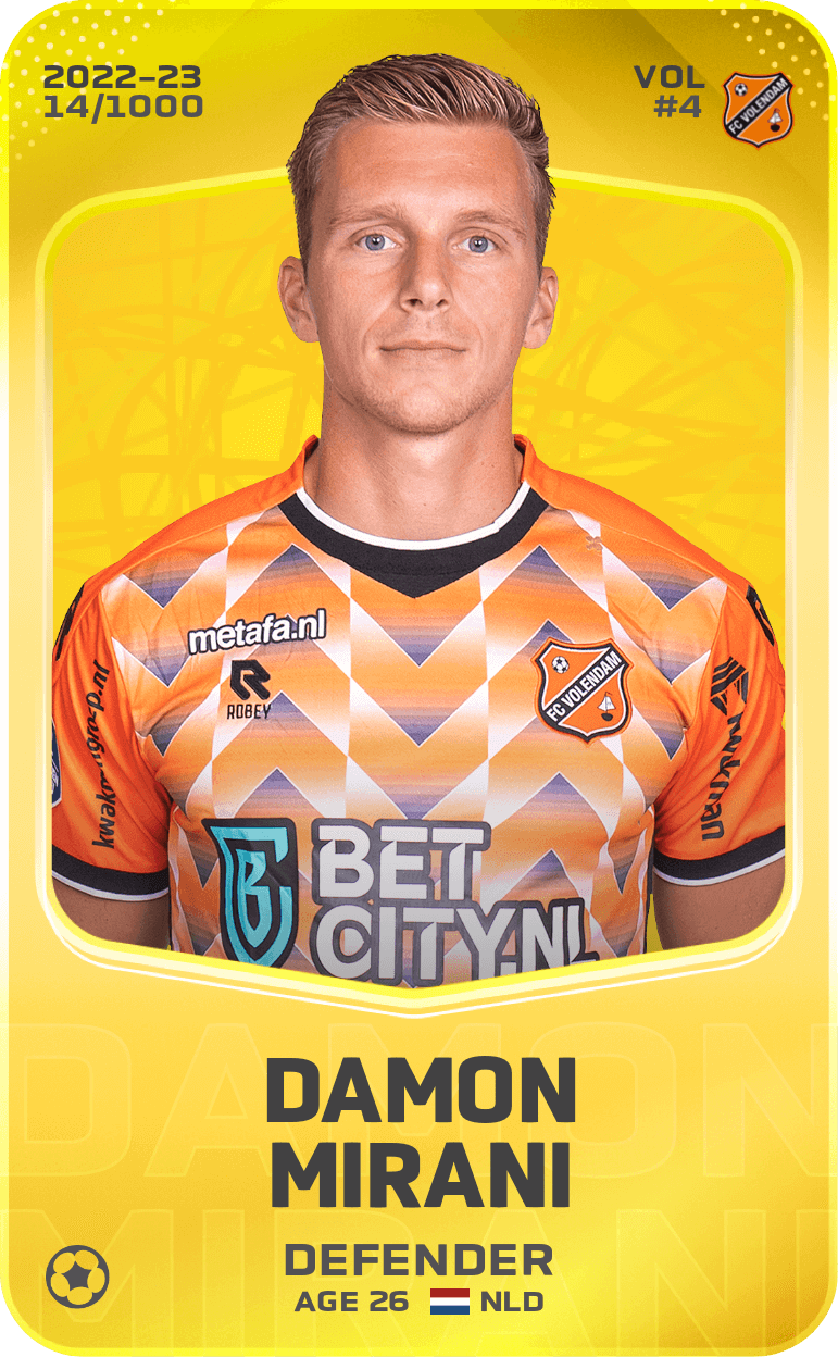 Damon Mirani 2022-23 • Limited 14/1000