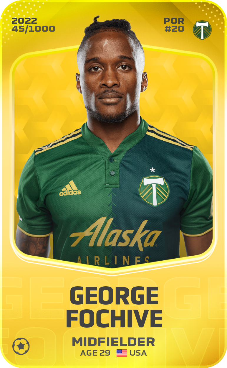 Sorare - Sorare Official - George Fochive 2022-23 • Limited 45/1000 - NFT # 29764413530460373735371691409968852318888306004849968697449967132194140932113
