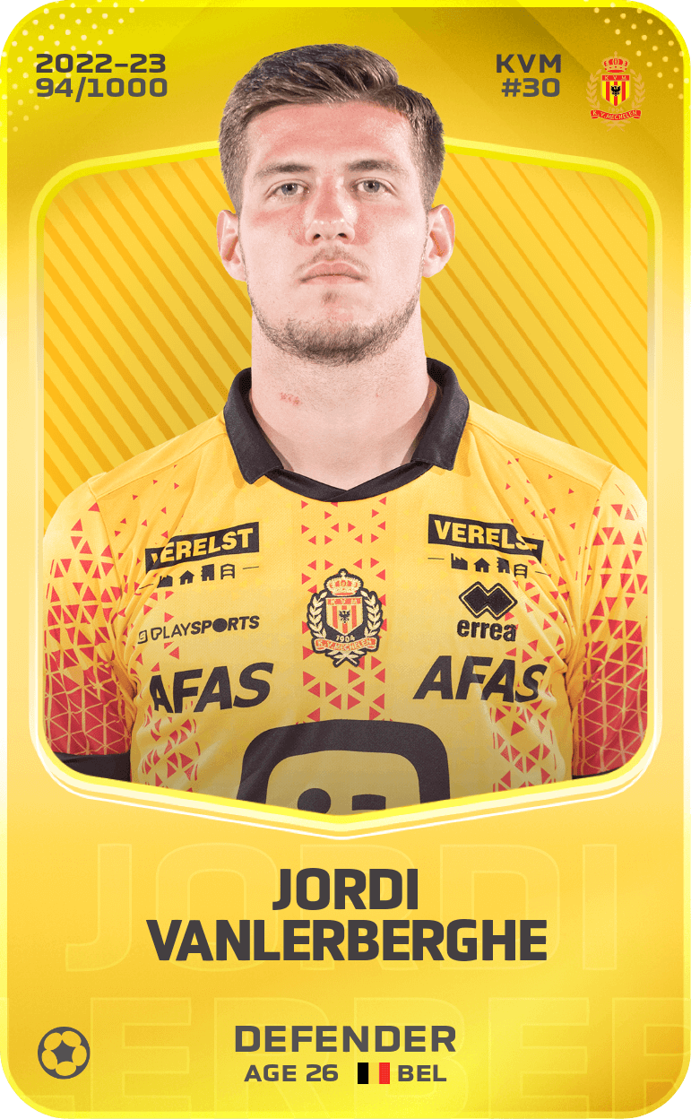 Jordi Vanlerberghe 2022-23 • Limited 94/1000