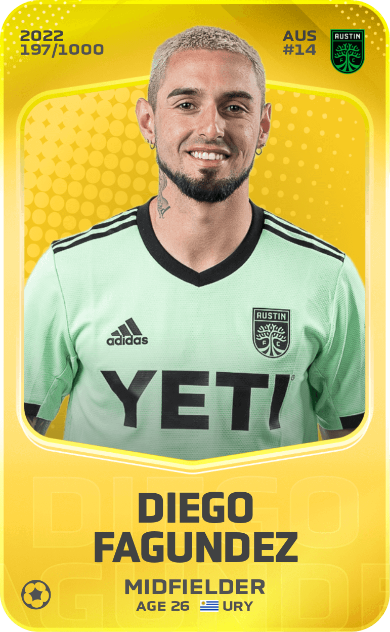 Diego Fagundez 2022-23 • Limited 197/1000