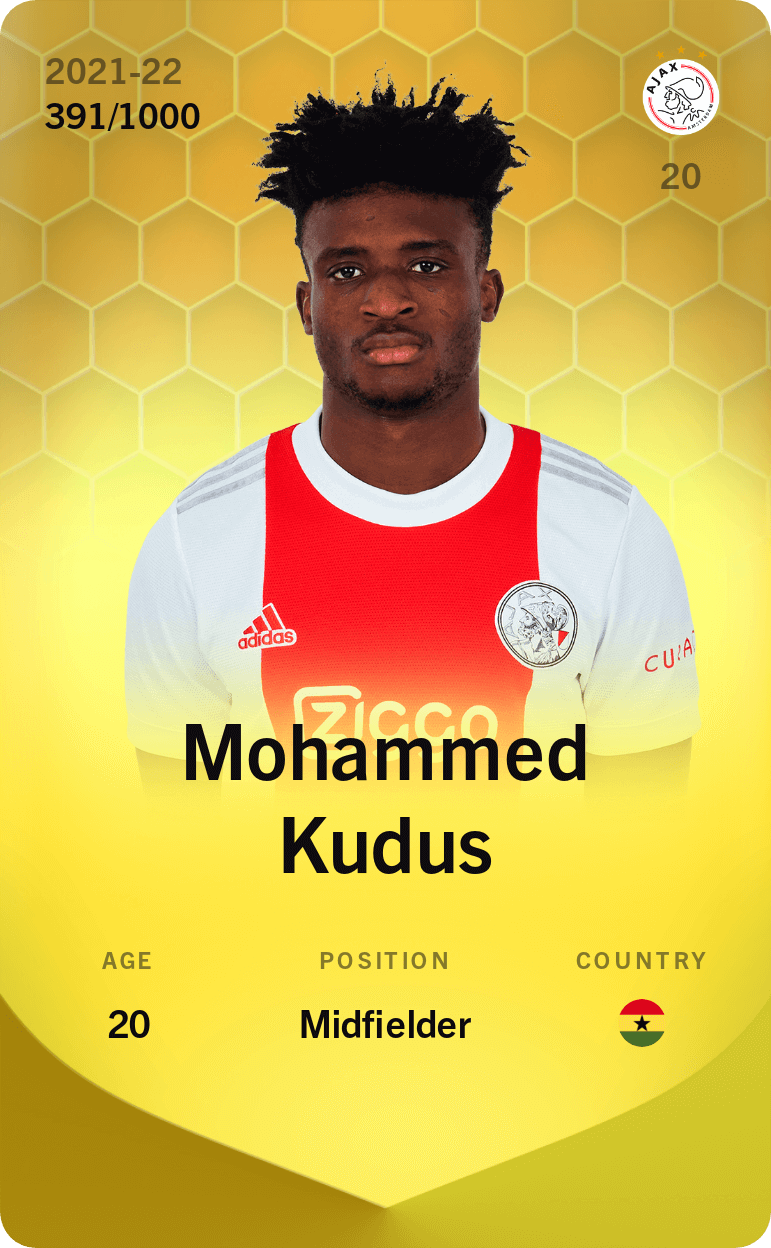 Mohammed Kudus 2021-22 • Limited 391/1000
