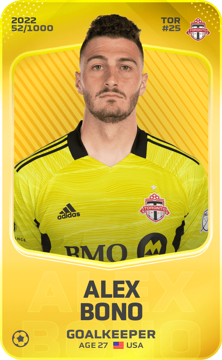 Alex Bono 2022-23 • Limited 52/1000